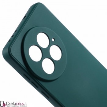 Liquid Air silikoninis žalias dėklas - su kameros apsauga (Oneplus 13 5G)